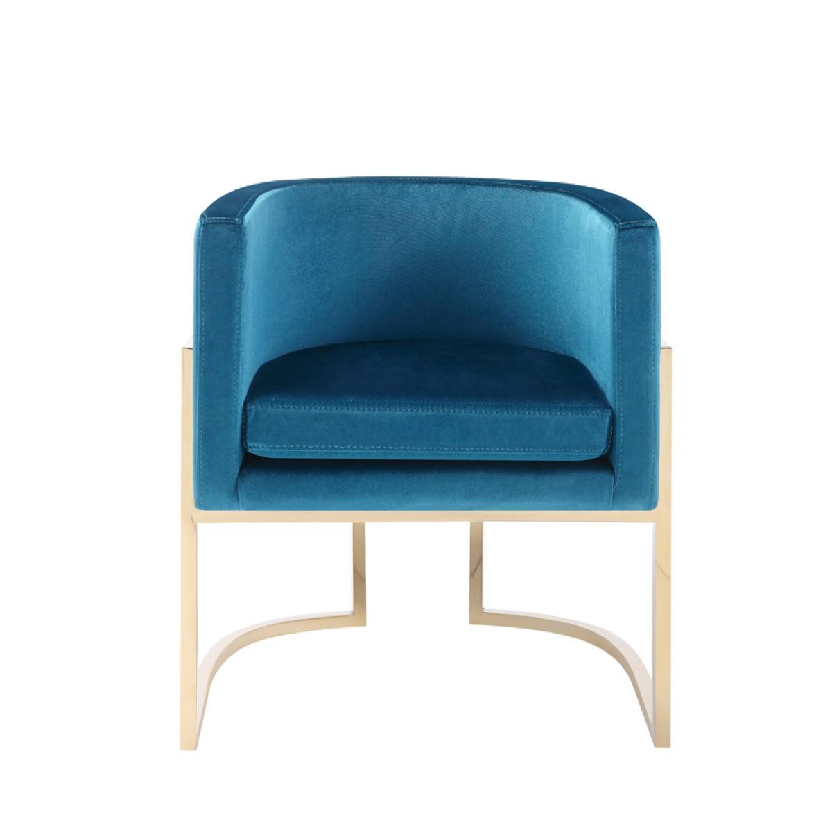 

    
Blue Velvet & Gold Dining Chair VIG Modrest Betsy Modern Contemporary
