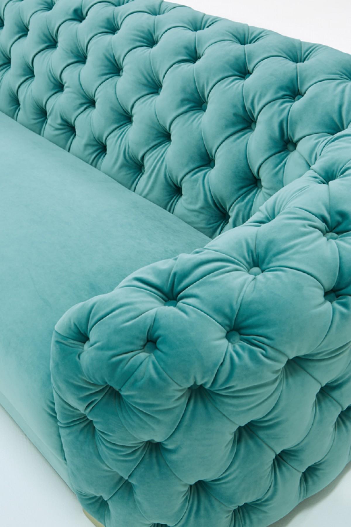 

    
Blue Velvet Tufted Sofa VIG Divani Casa Voss Modern Contemporary
