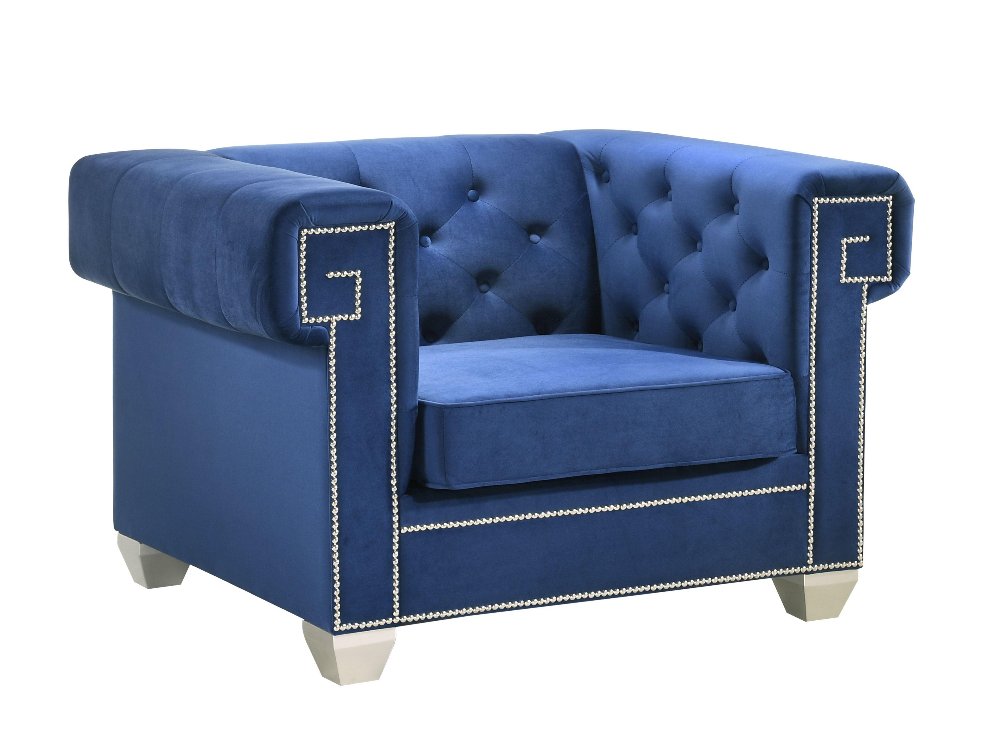 

    
810053741917Clover Blue Sofa Loveseat and Chair Set
