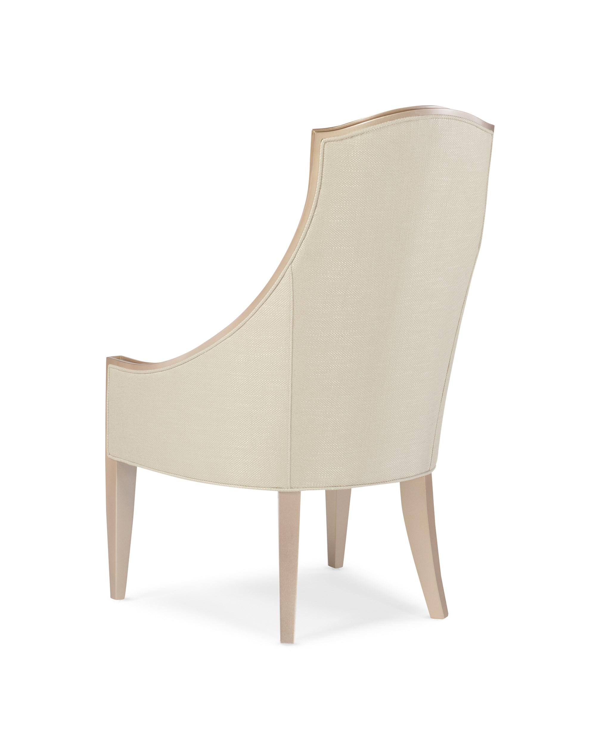 

        
Caracole ADELA SIDE CHAIR Side Chair Off-White/Light Grey/Taupe Fabric 662896019179
