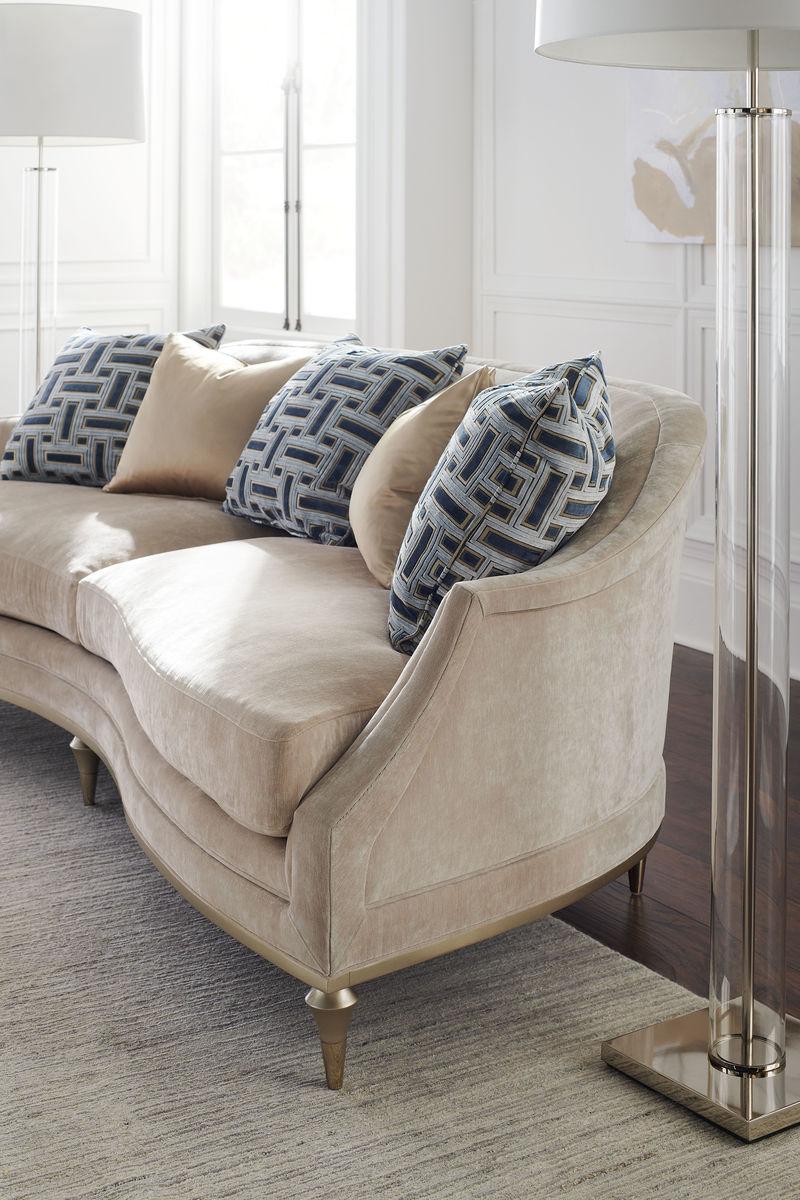 

    
 Photo  Blush Taupe Velvet Sofa Set 3Pcs Contemporary Living Large by Caracole
