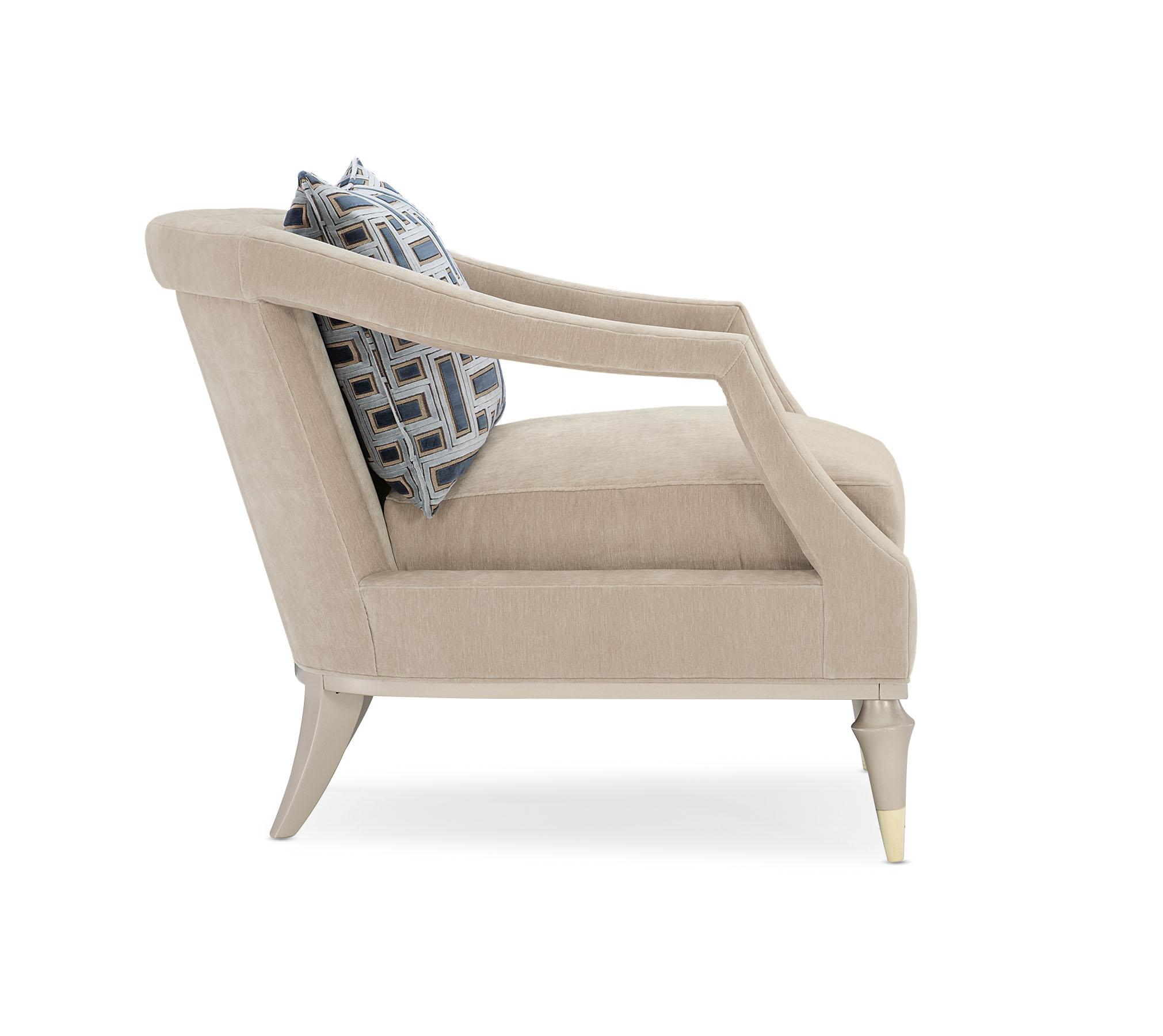 

    
 Order  Blush Taupe Velvet Sofa Set 3Pcs Contemporary Living Large by Caracole
