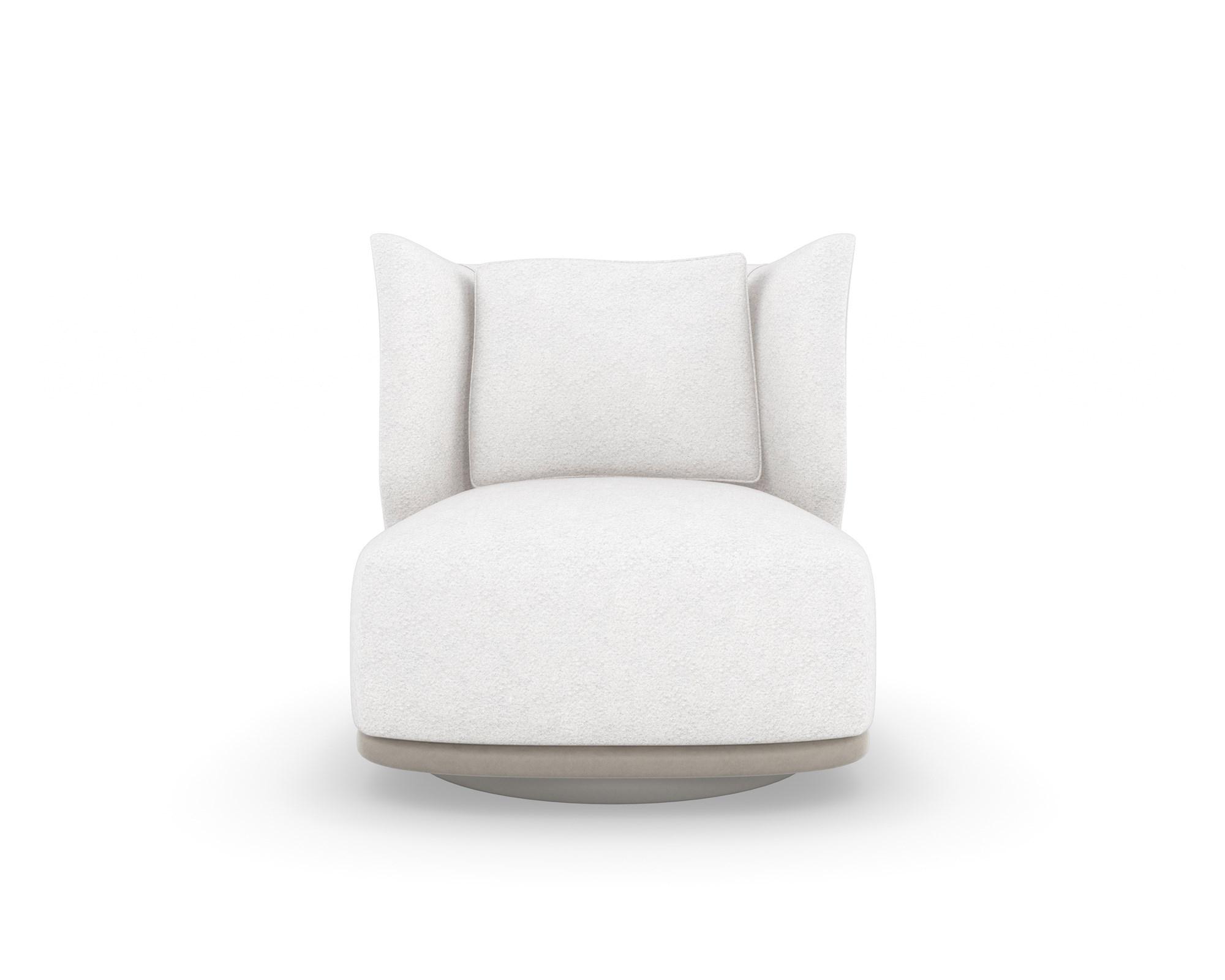 

    
Caracole SEVILLE SWIVEL CHAIR Swivel Chair White M130-421-131-A
