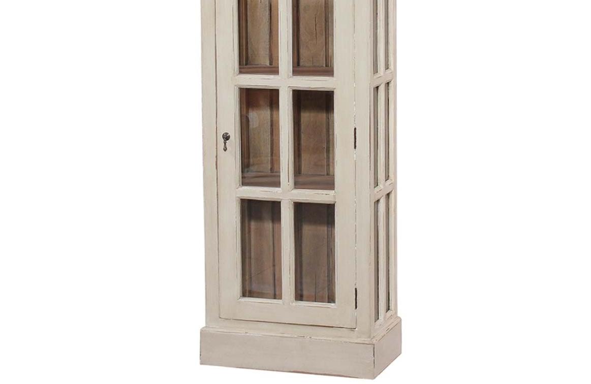 

    
Bramble 21816 Vintage Off White Cape Cod Bookcase with Doors Solid Wood Classic
