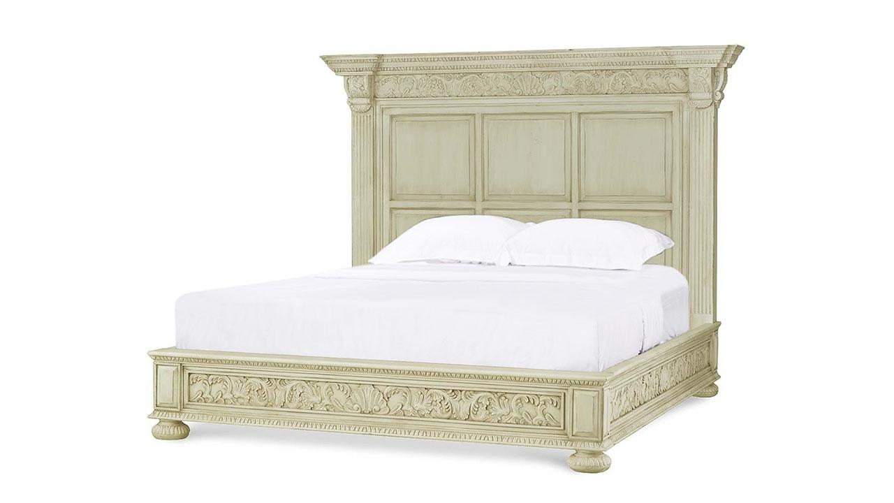 

    
FORTOFINO FOR LDT Charleston King Bed Solid Wood Bramble 25437 Sp Order
