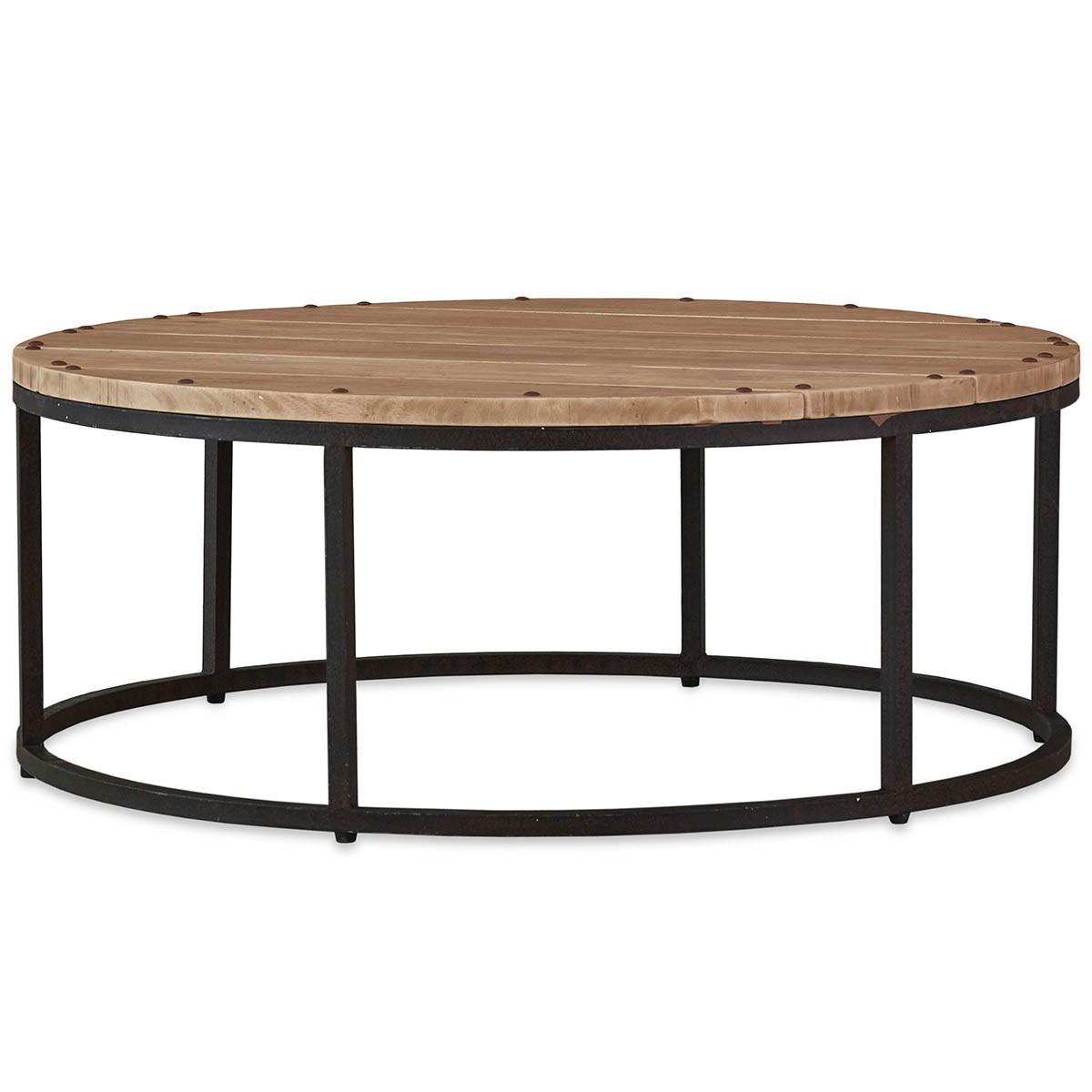 

    
VINTAGE RUST DRIFTWOOD Urban Round Coffee Table 4" Wood Bramble 25729 Sp Order

