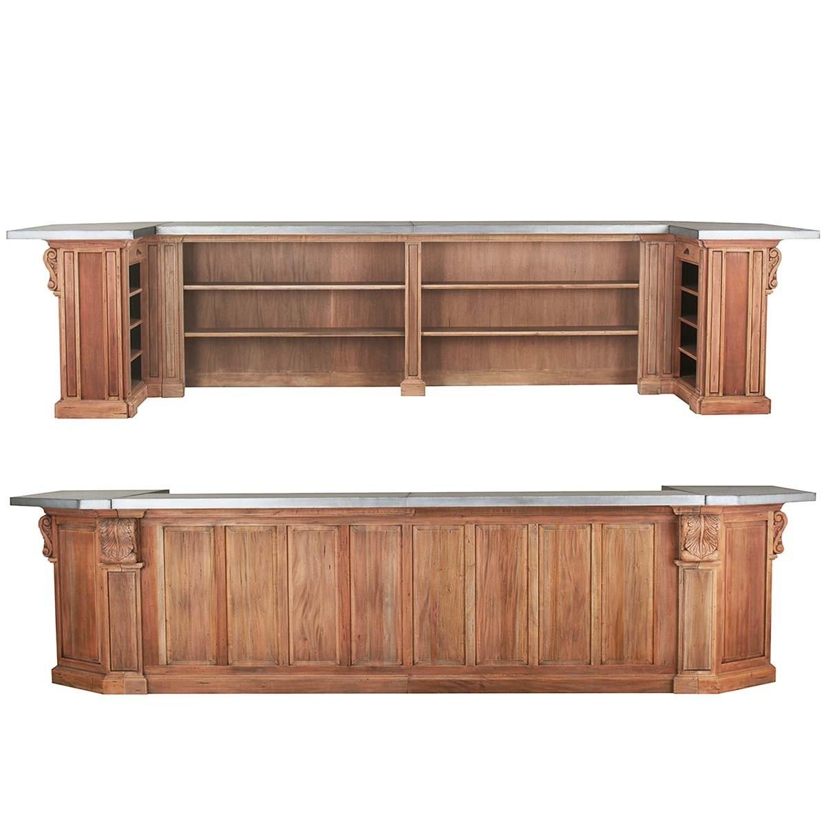 

    
Bramble 26175 Vintage Oak Roosevelt Extended Bar 16' Solid Wood Classic
