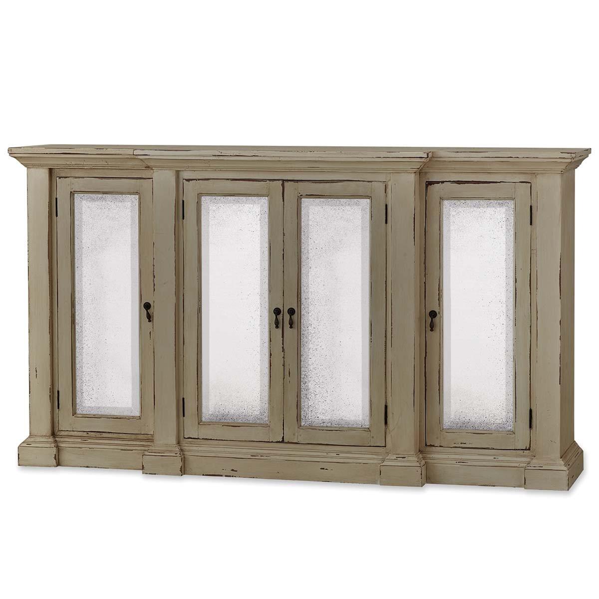 

    
ANTIQUE CREAM Mirrored Sideboard Solid Wood Bramble 26249 Sp Order
