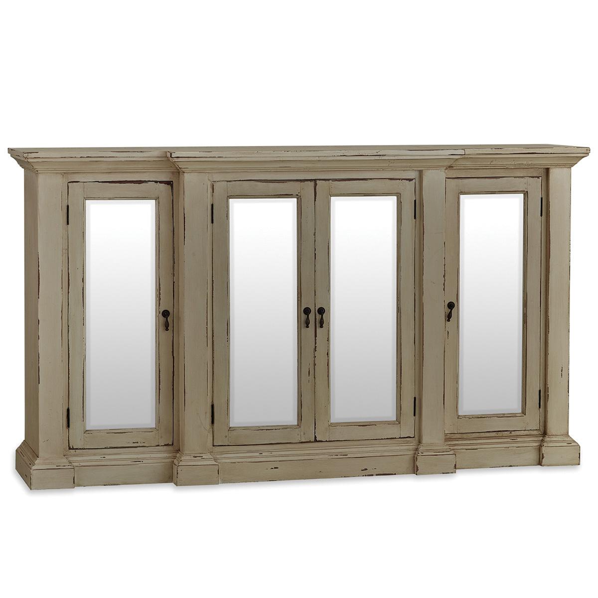 

    
ANTIQUE CREAM Mirrored Sideboard Solid Wood Bramble 26249 Sp Order
