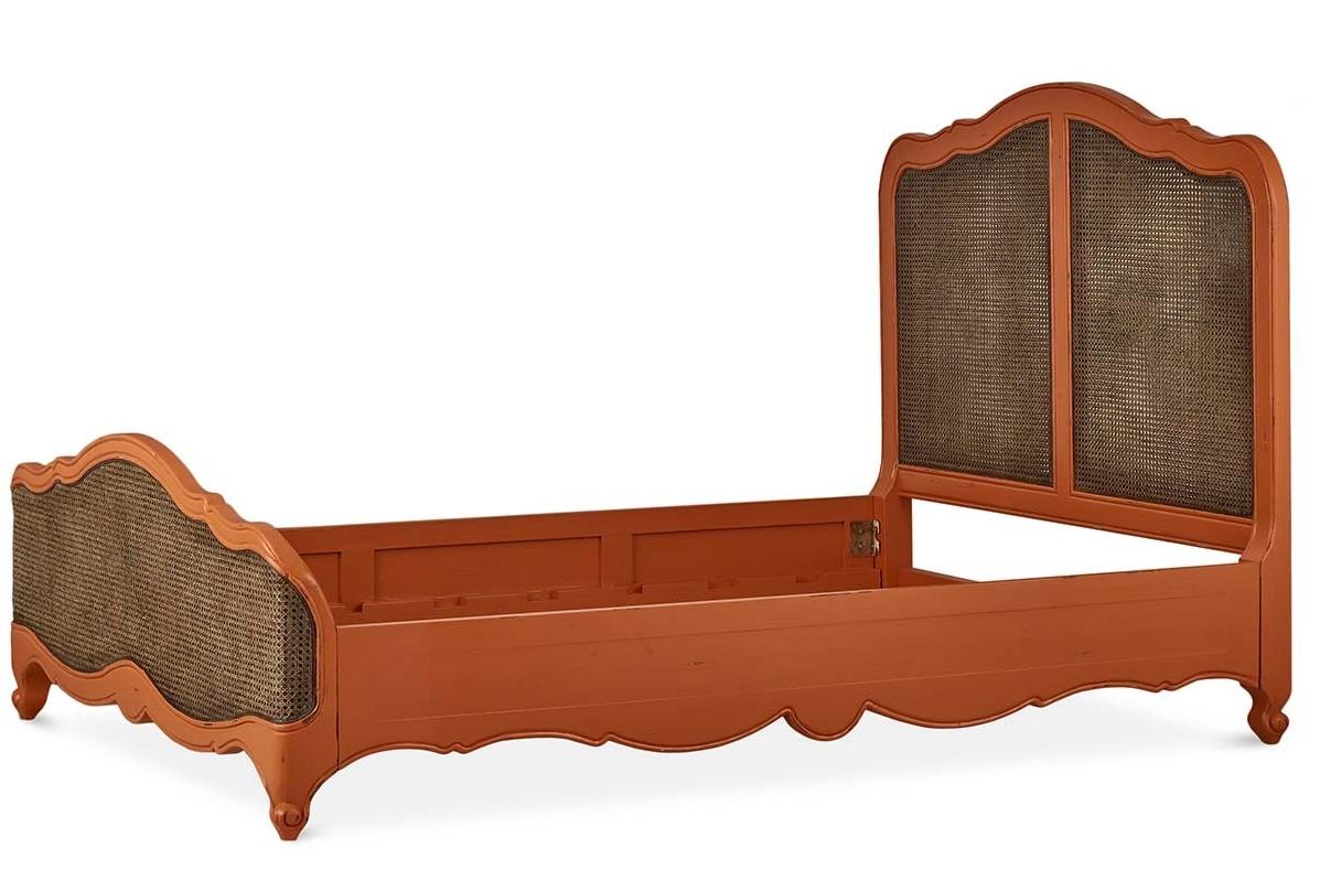 

    
Bramble 26993 Vintage Orange Covington Rattan Twin Bed Solid Wood Classic
