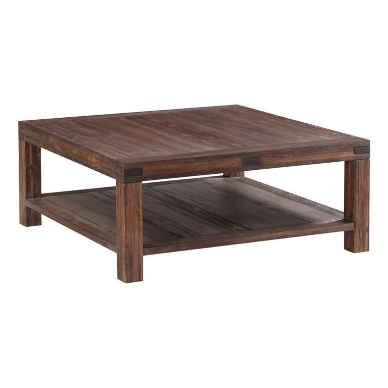 

    
Brick Brown Finish Acacia Solids Coffee Table MEADOW by Modus Furniture
