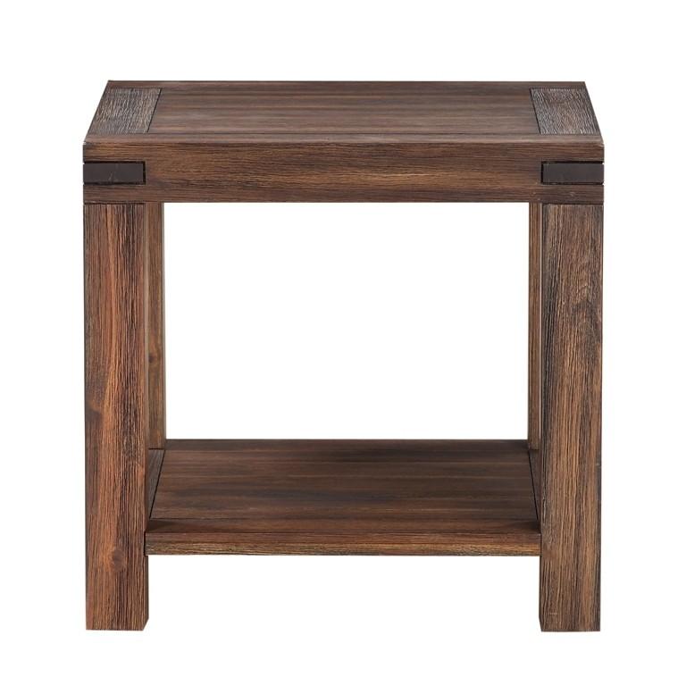 

    
Brick Brown Finish Acacia Solids End Table MEADOW by Modus Furniture

