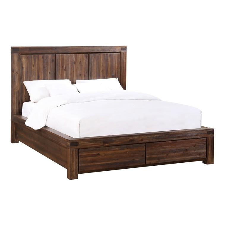 

    
Brick Brown Finish Acacia Solids King Storage Bed MEADOW by Modus Furniture

