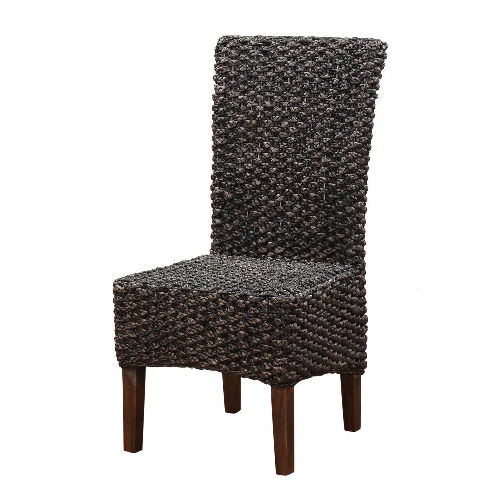 

    
Brick Brown Finish Water Hyacinth Dining Side Chair 2Pcs MEADOW by Modus Furniture
