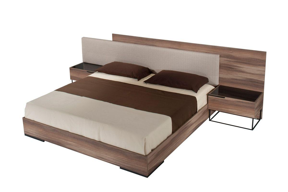 

    
VIG Furniture Matteo Panel Bedroom Set Brown VGACMATTEO-BED-K-3pcs

