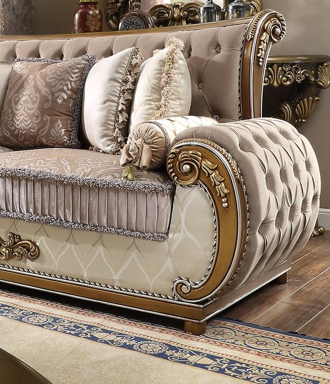 

                    
Homey Design Furniture HD-25 Sofa Set Brown/Beige Fabric Purchase 
