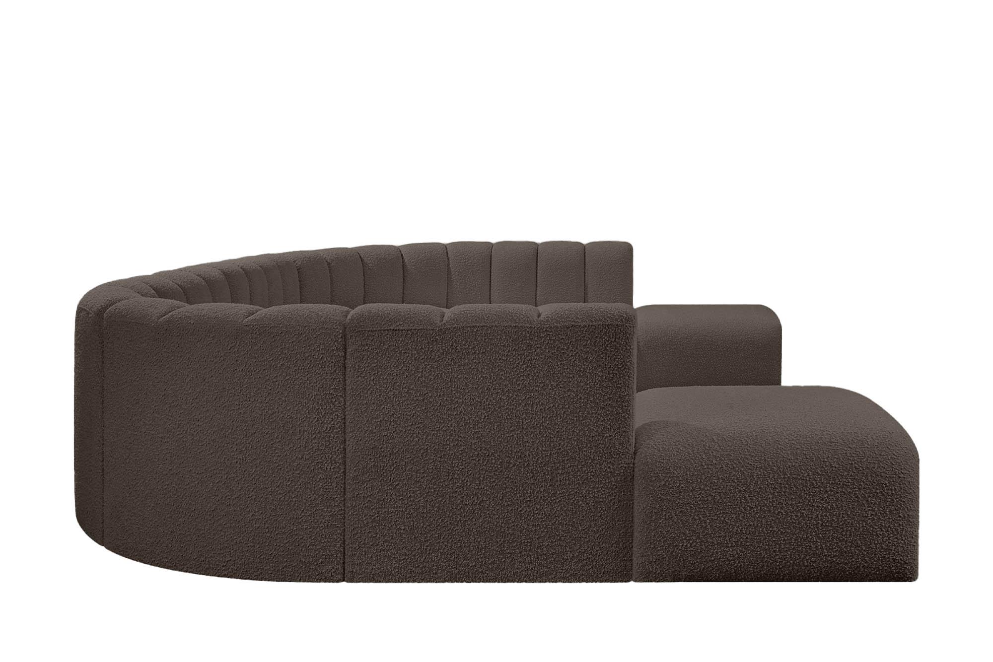 

    
102Brown-S10A Meridian Furniture Modular Sectional Sofa
