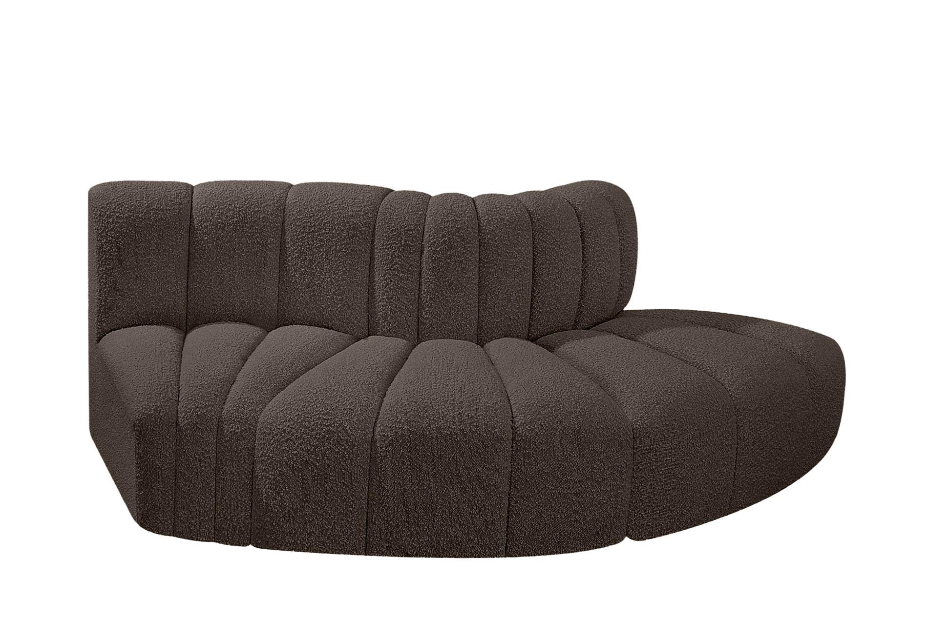 

    
Meridian Furniture ARC 102Brown-S3E Modular Sectional Sofa Green/Brown 102Brown-S3E
