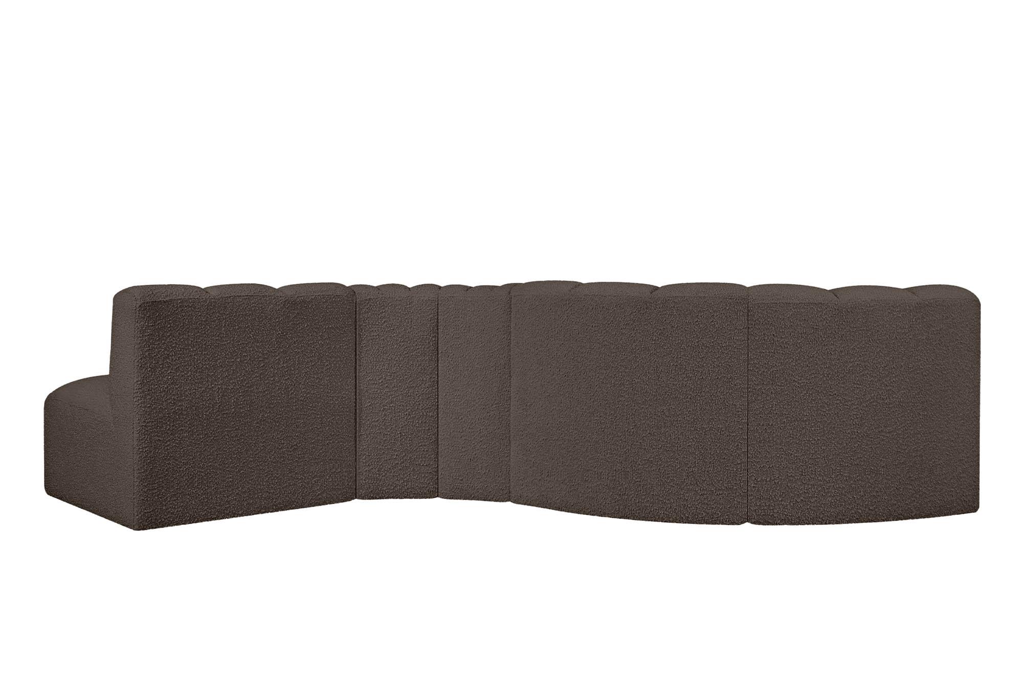 

    
102Brown-S5B Meridian Furniture Modular Sectional Sofa
