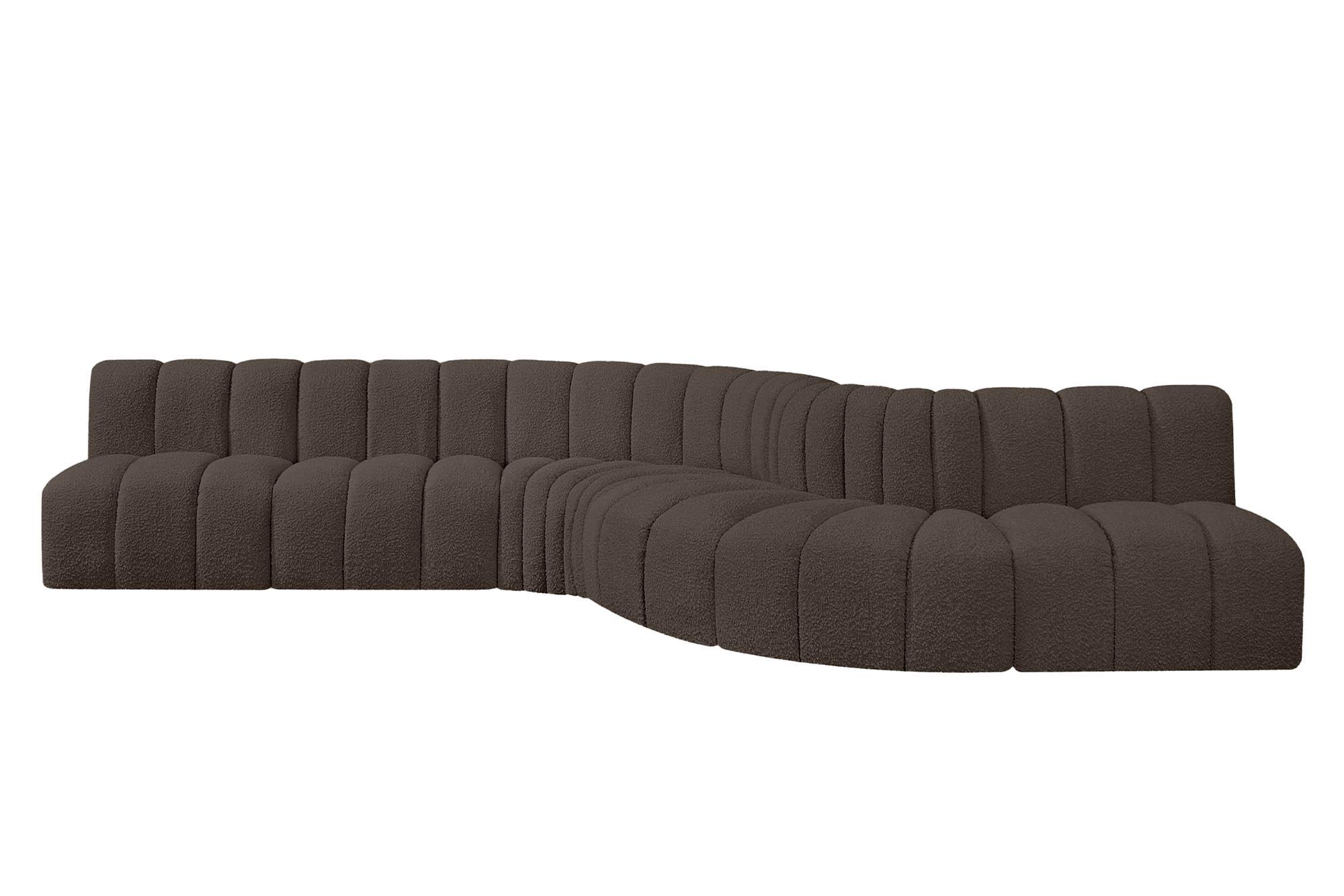 

    
102Brown-S7C Meridian Furniture Modular Sectional Sofa
