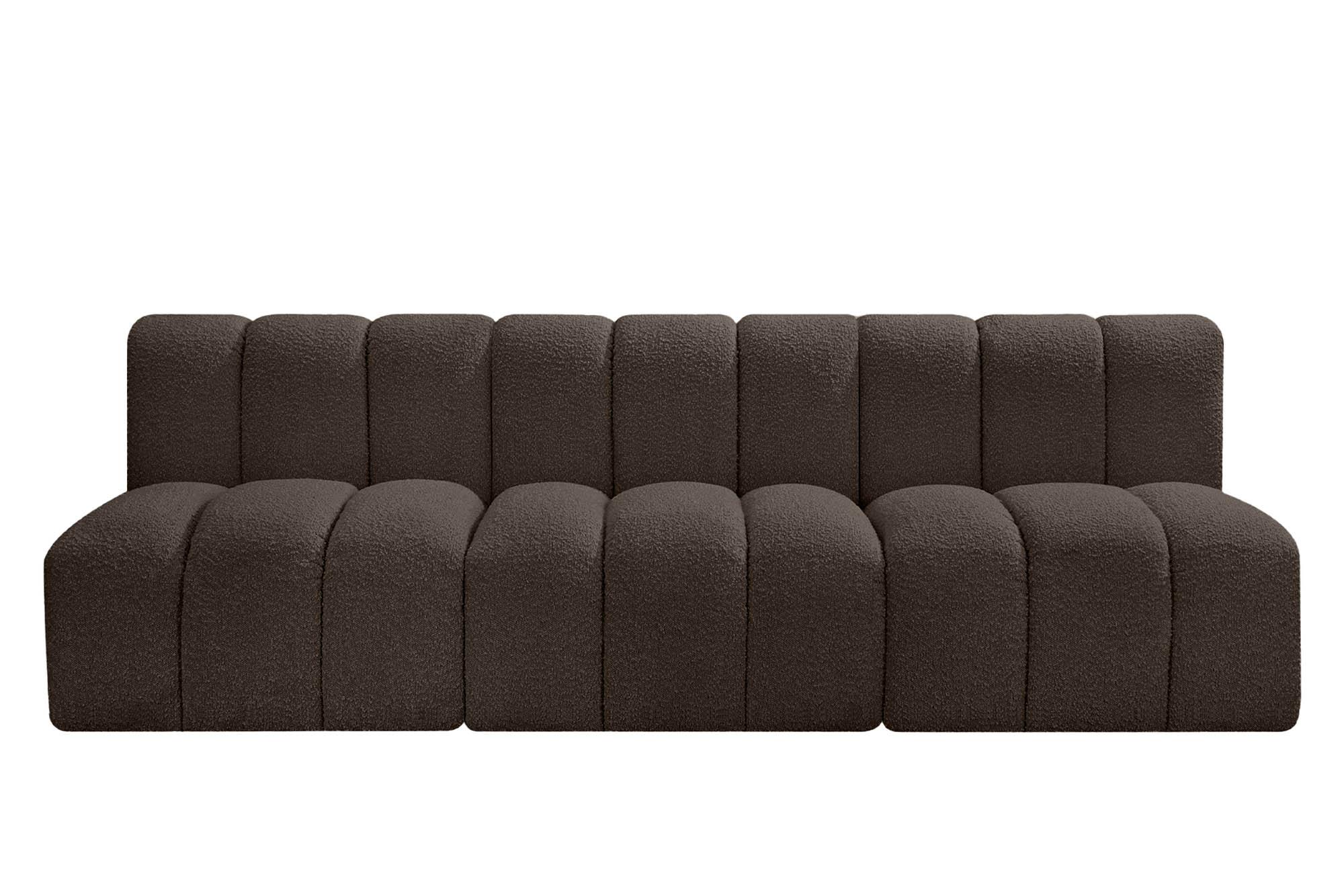 

        
Meridian Furniture ARC 102Brown-S3F Modular Sofa Brown Boucle 094308297828

