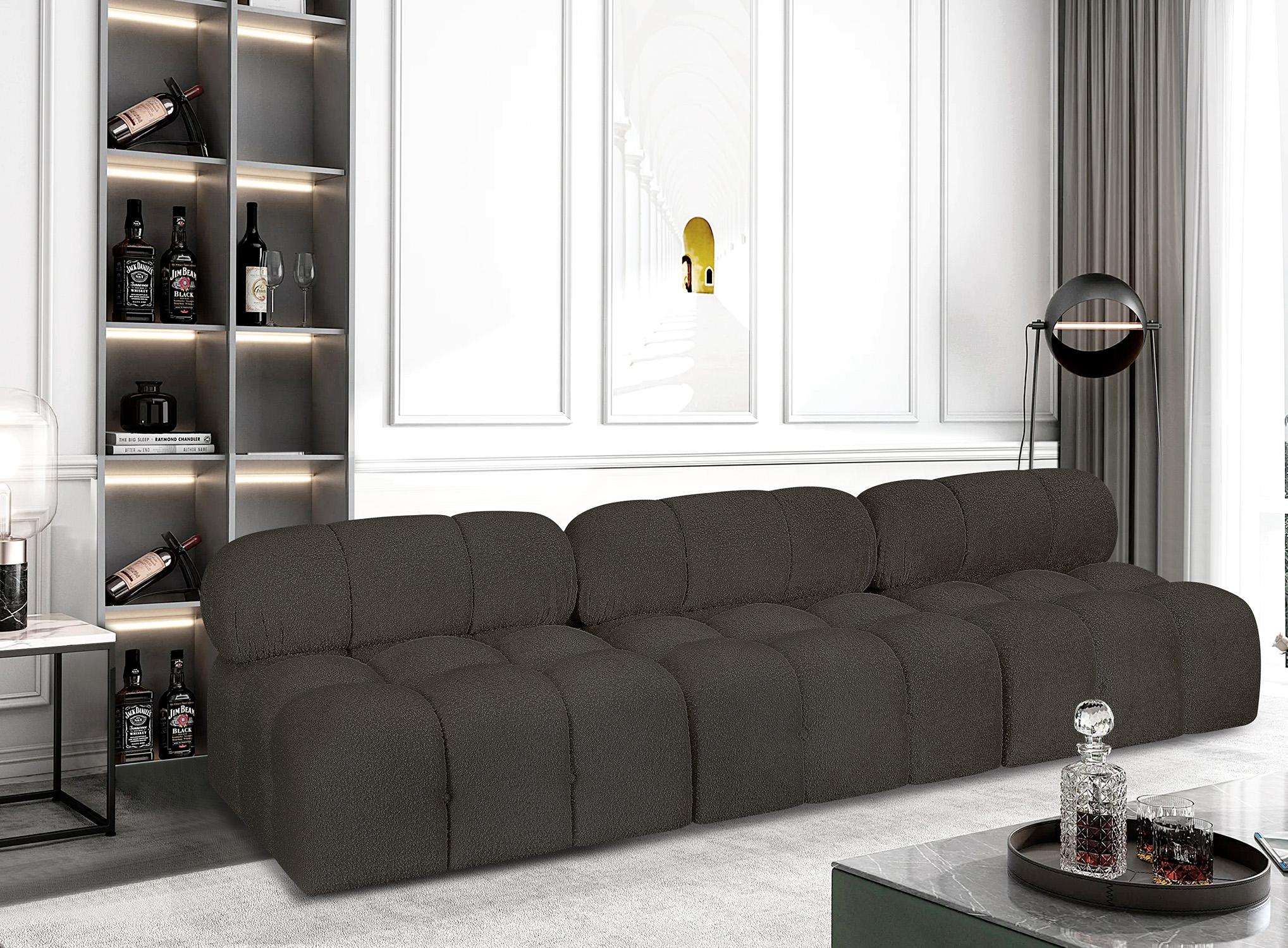 

    
Brown Boucle Modular Sofa AMES 611Brown-S102B Meridian Modern Contemporary

