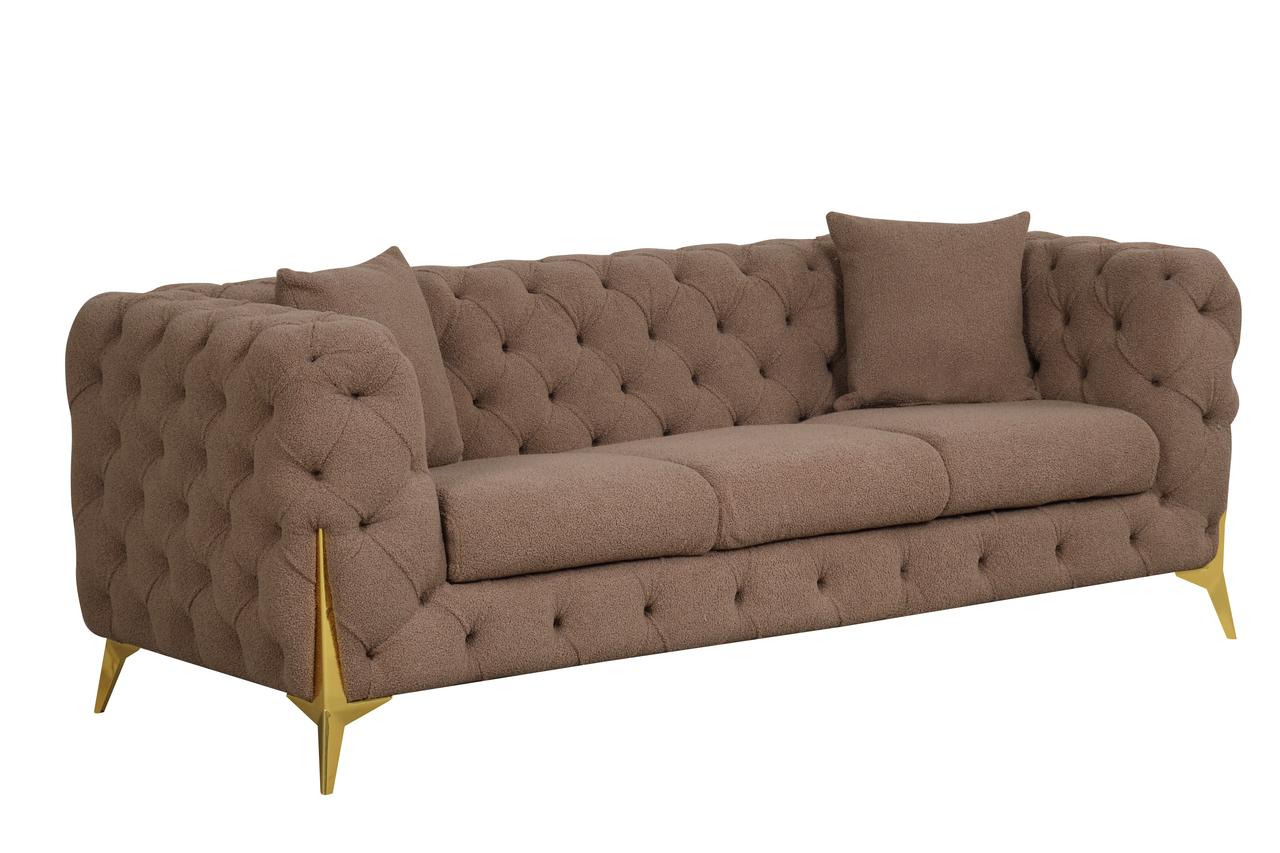 

    
Galaxy Home Furniture Contempo Sofa Set Brown Contempo-Brown-S-2PC
