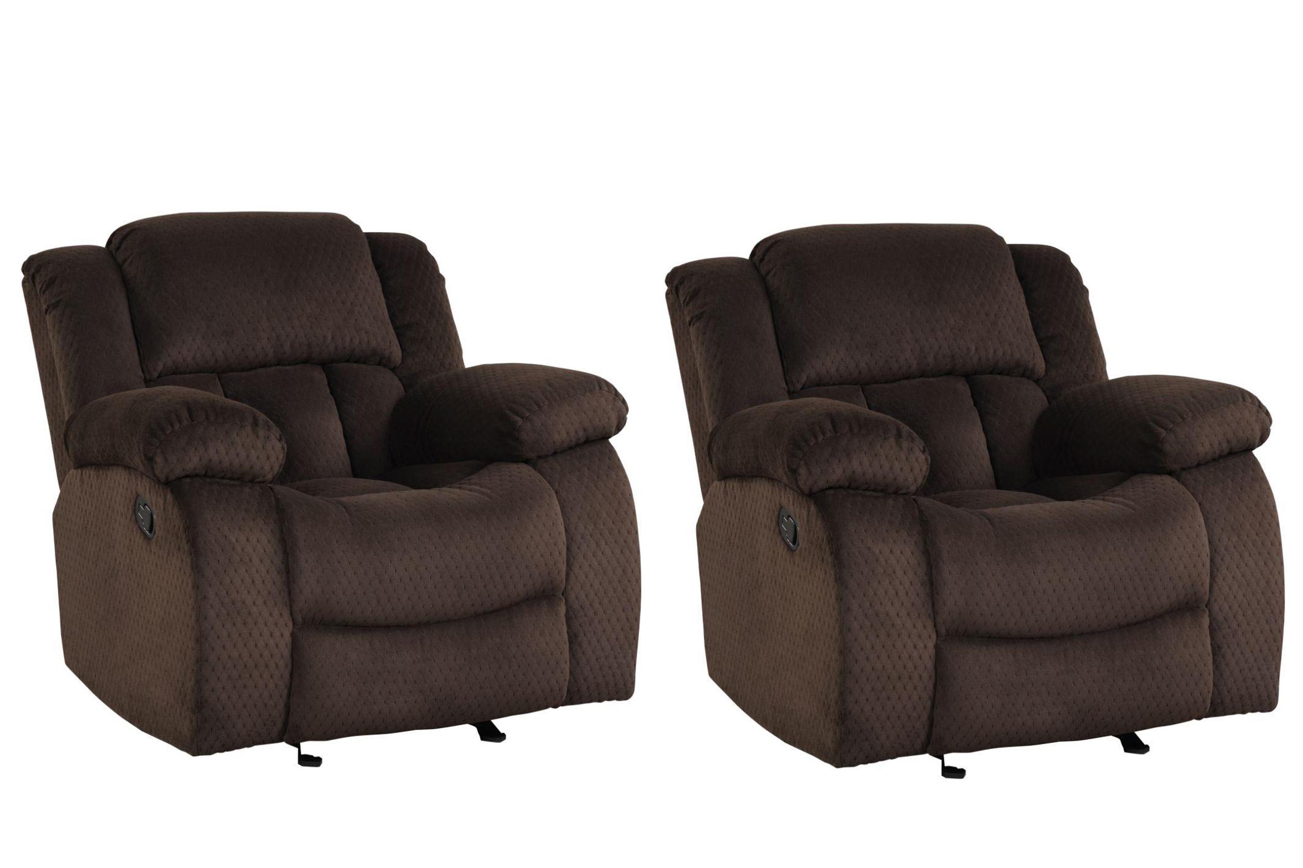 Galaxy Home Furniture ARMADA Brown Recliner Chair Set