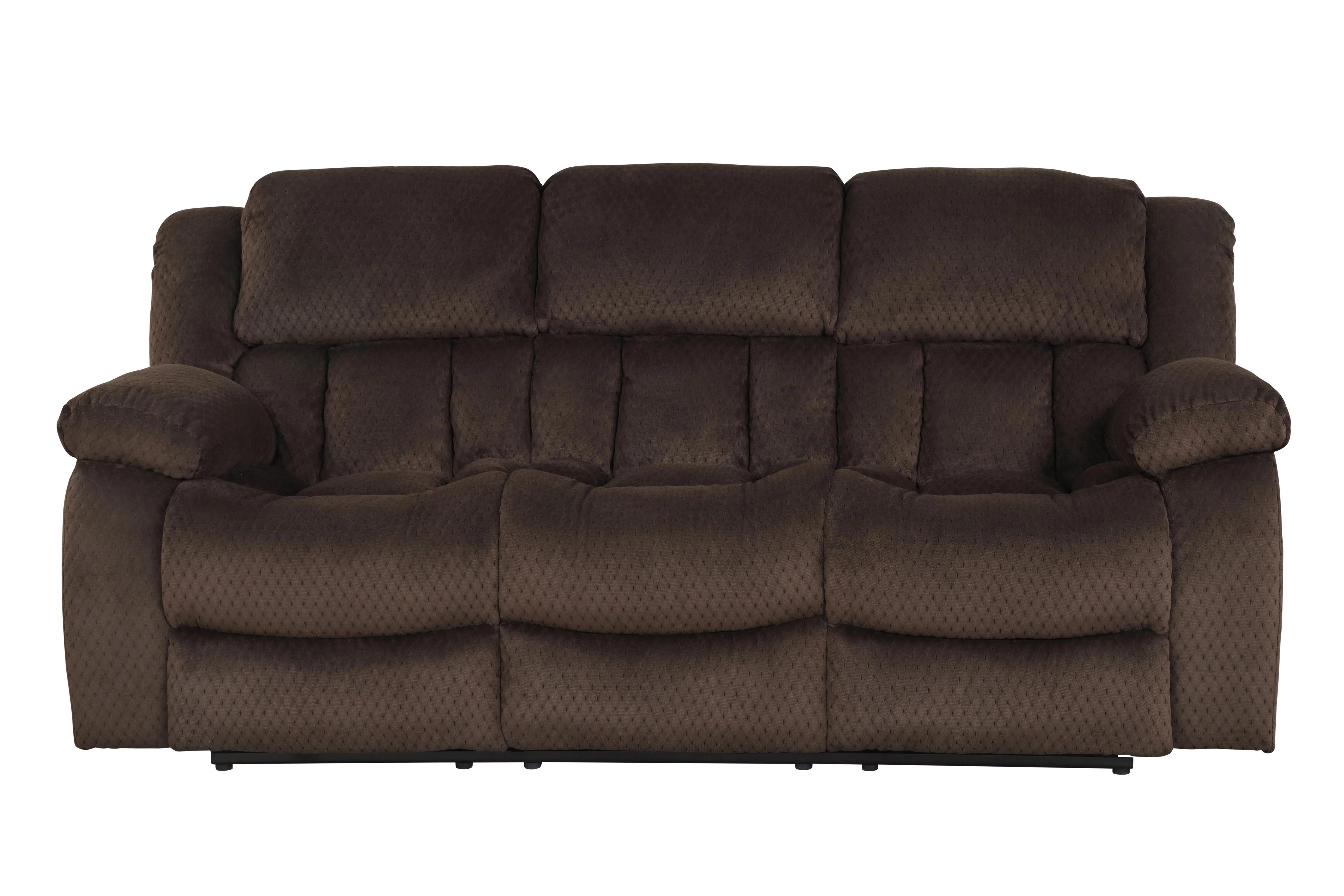 

        
Galaxy Home Furniture ARMADA Brown Recliner Sofa Brown Chenille 659436294950
