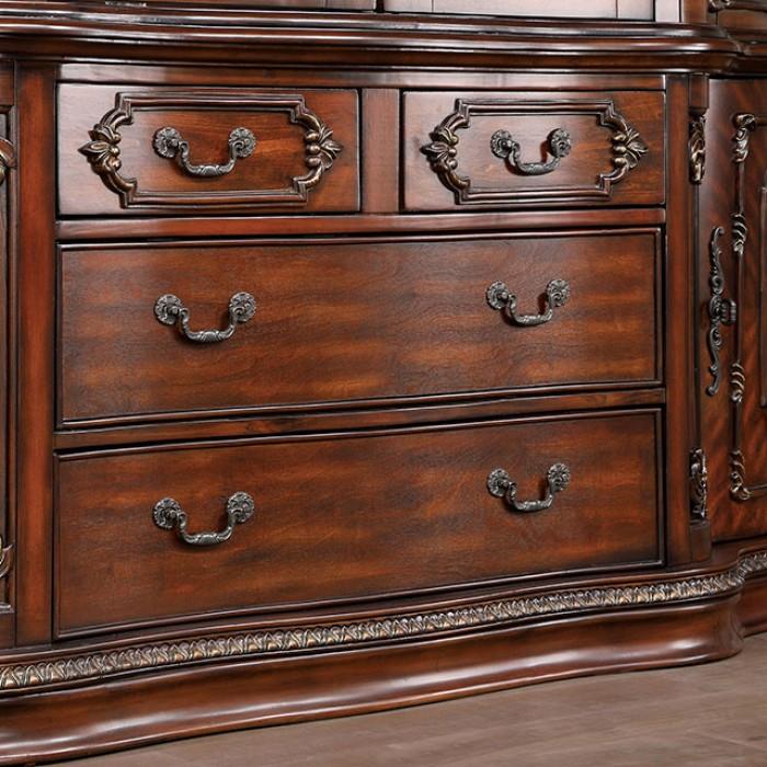 

                    
Furniture of America Normandy Buffet and Hutch Dark Cherry/Brown  Purchase 
