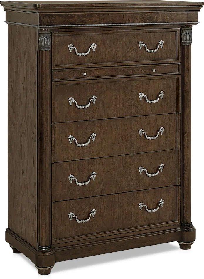 Modern, Transitional Chest Belmont Mahogany 275150-2316 in Brown 