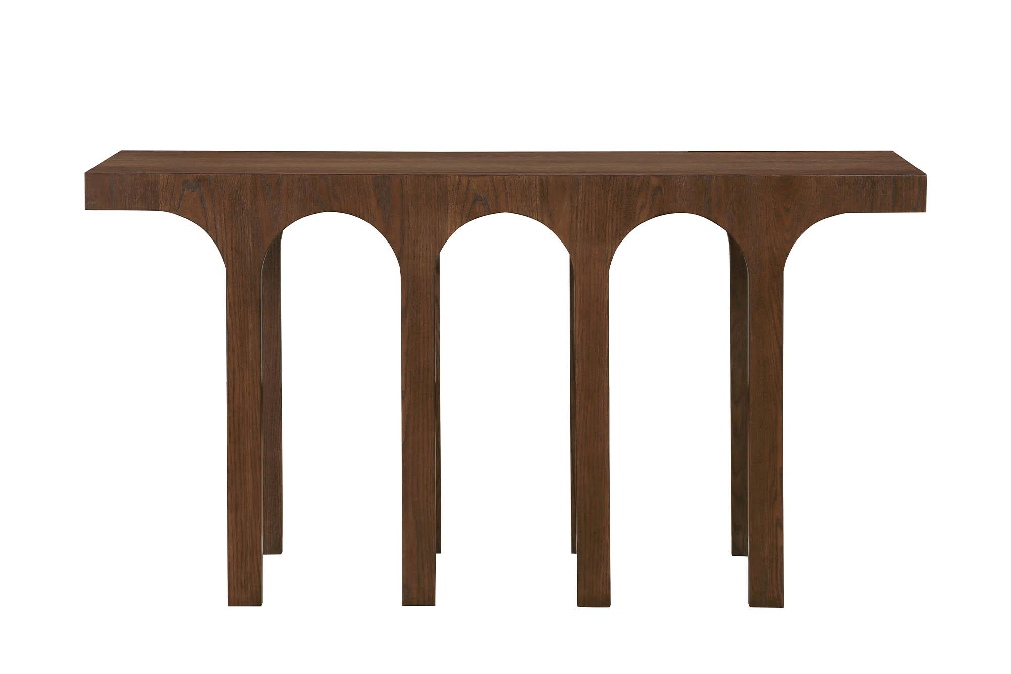 

    
99075Brown-T Meridian Furniture Console Table
