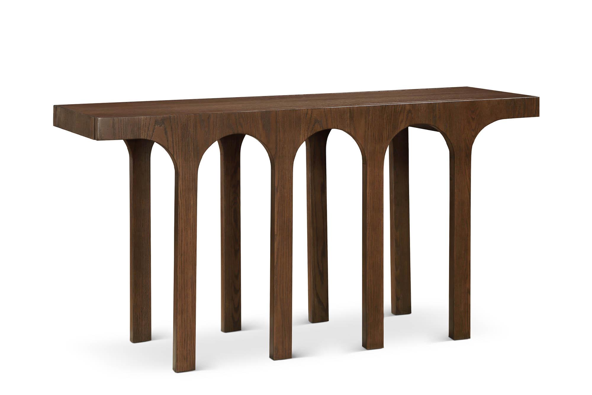 Contemporary, Modern Console Table 99075Brown-T 99075Brown-T in Brown 