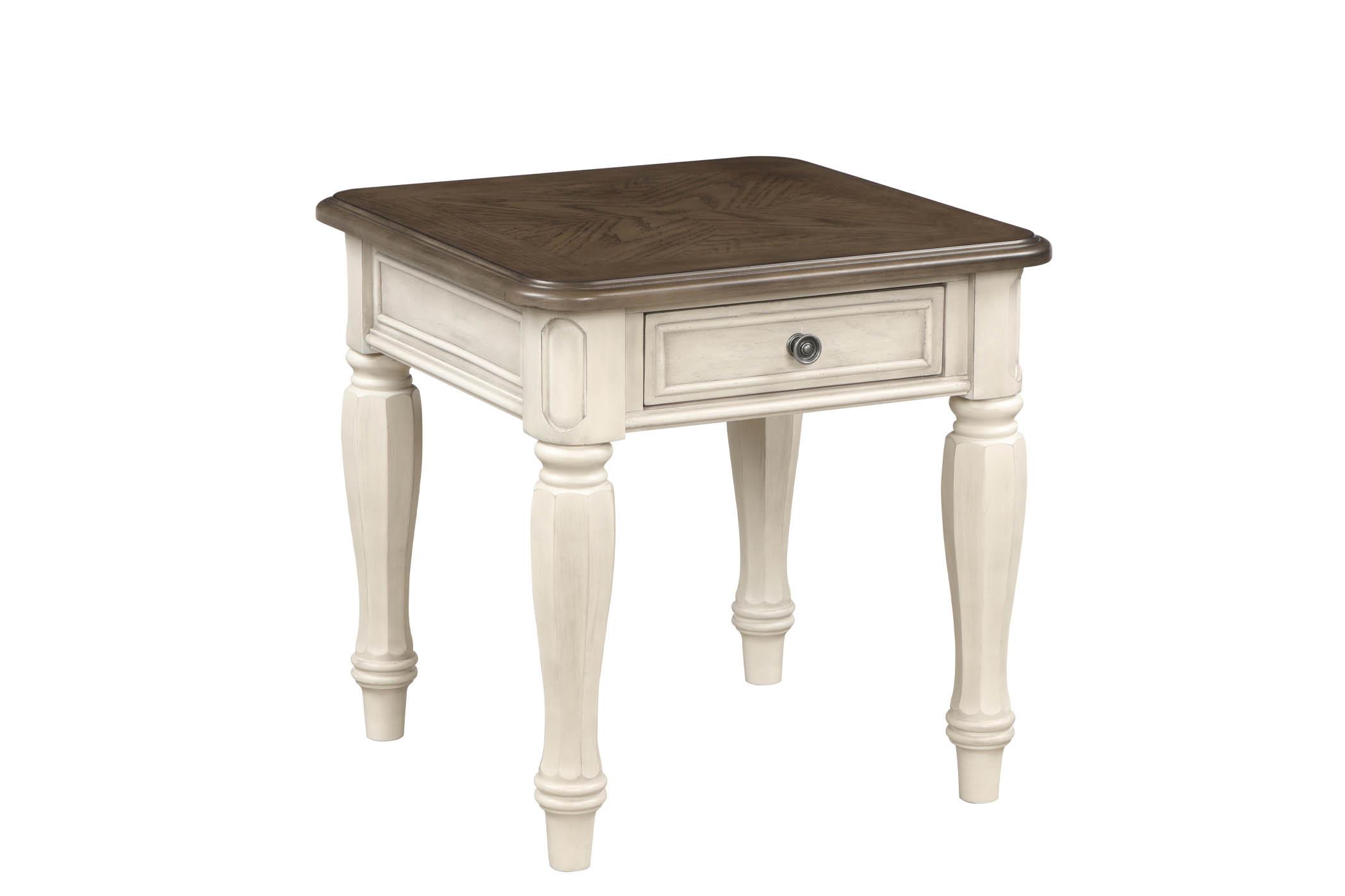 

        
Bernards Furniture LINDEN 8918-001-Set-3 Coffee Table Set White/Brown  708939891811
