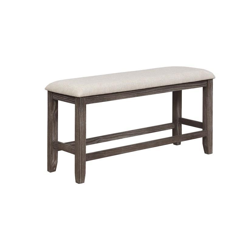 

    
Brown & Cream Counter Height Dining Bench by Crown Mark Regent 2772-BENCH

