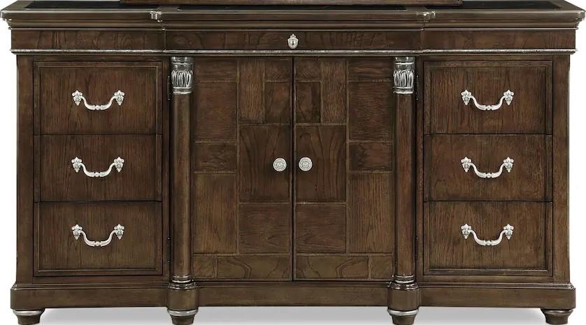 

    
a.r.t. furniture Belmont Mahogany Dresser With Mirror Brown 275130-2316-2pcs
