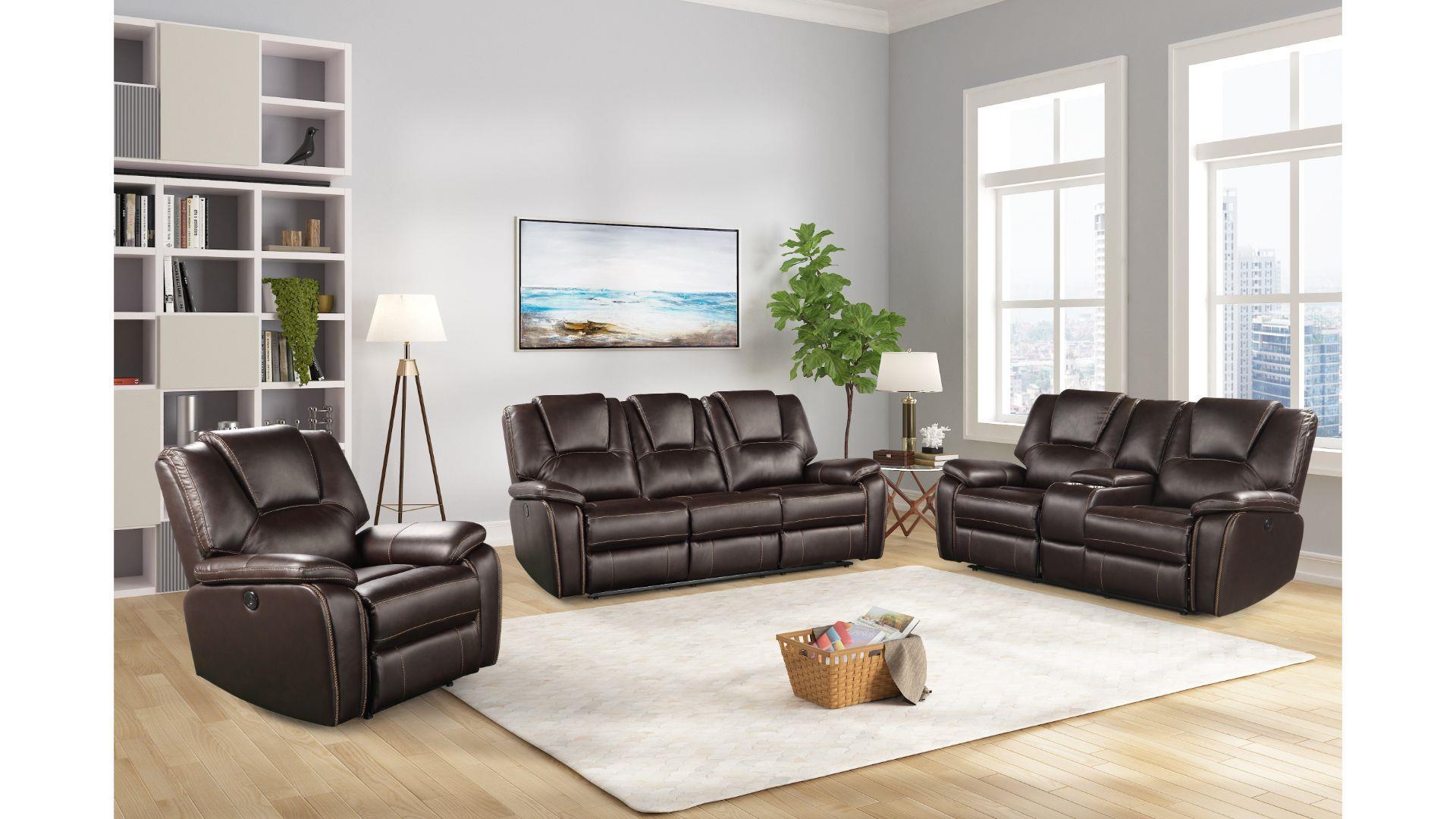 

        
Galaxy Home Furniture Hongkong Recliner Sofa Brown Eco Leather 733569214310
