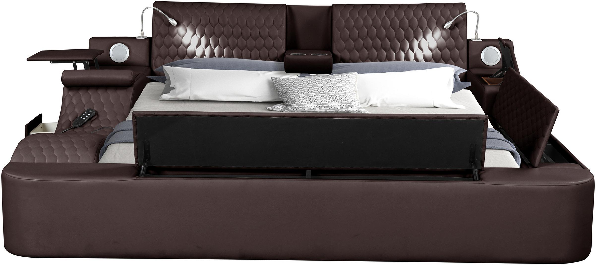 

        
698781397213Brown Eco Leather Smart Multifunctional Queen Bed ZOYA Galaxy Home Contemporary

