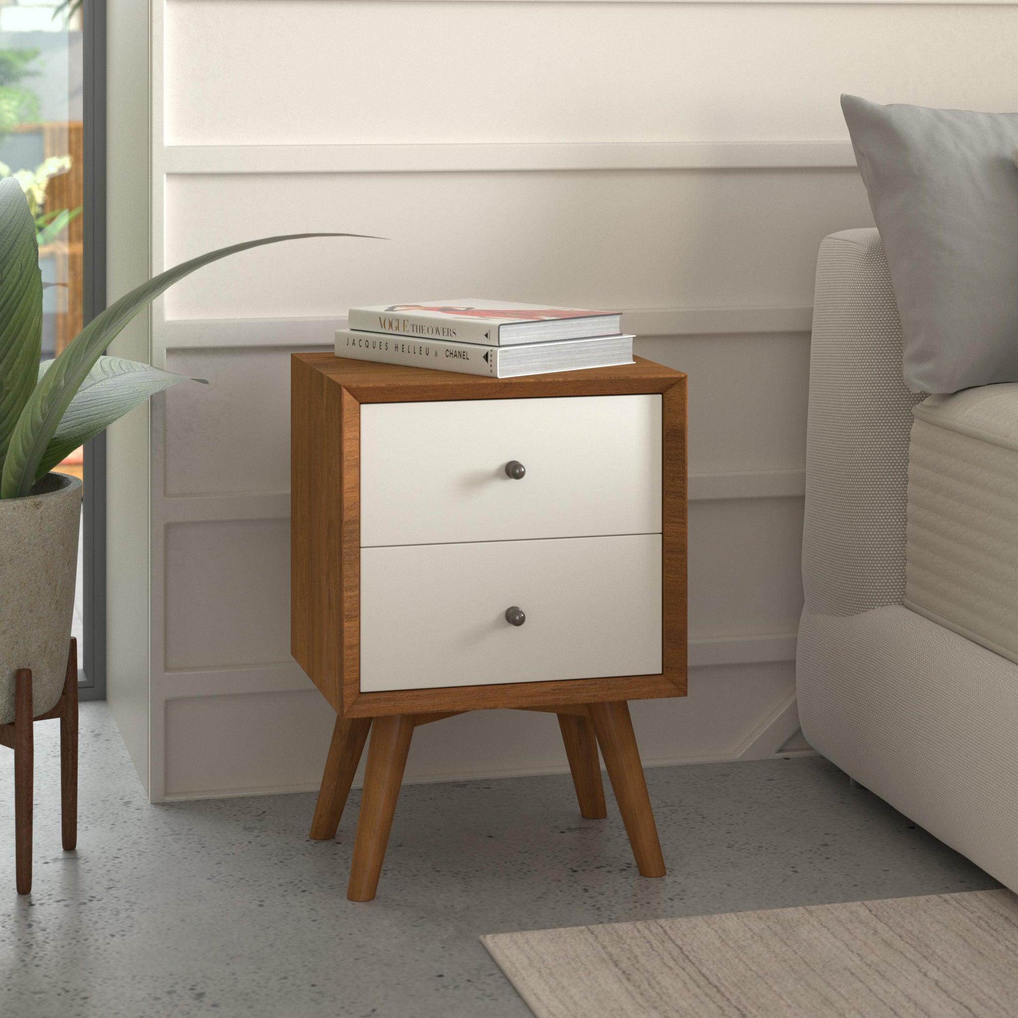 

        
Alpine Furniture SOPHIA/FLYNN Platform Bedroom Set Brown Faux Leather 840108500541
