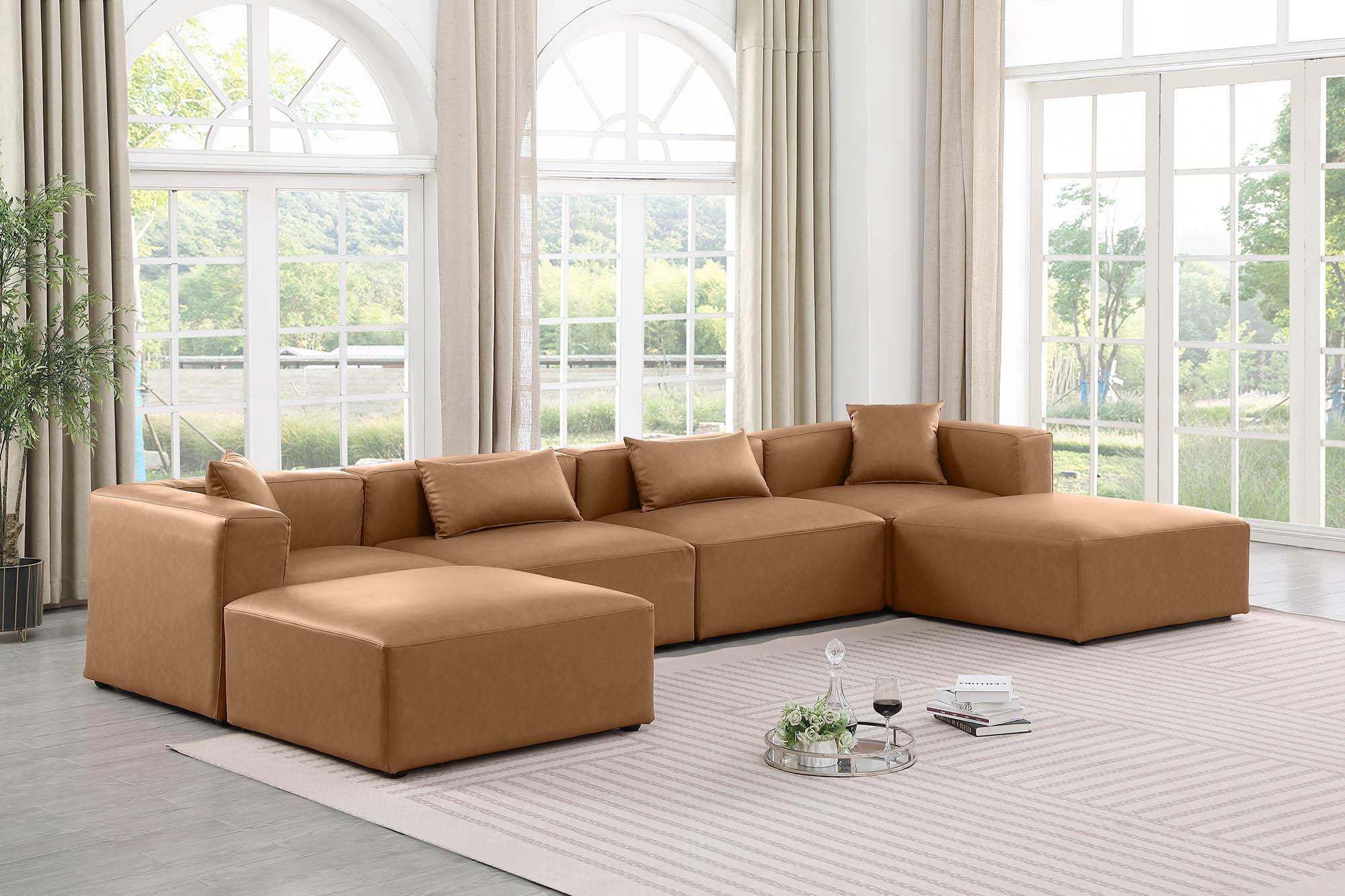 

    
Brown Faux Leather Modular Sectional CUBE 668Brown-Sec6B Meridian Contemporary
