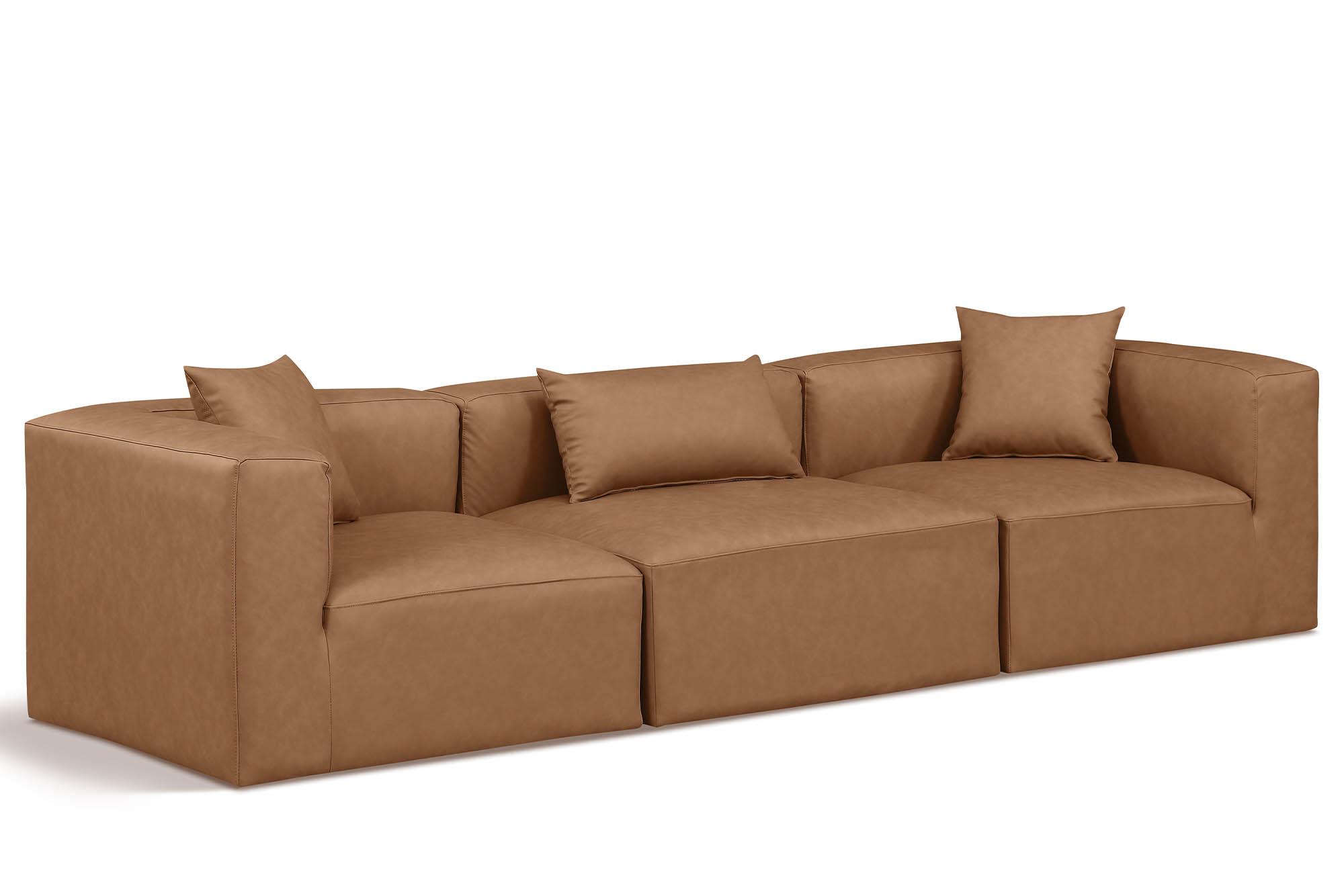 

    
Brown Faux Leather Modular Sofa CUBE 668Brown-S108B Meridian Contemporary
