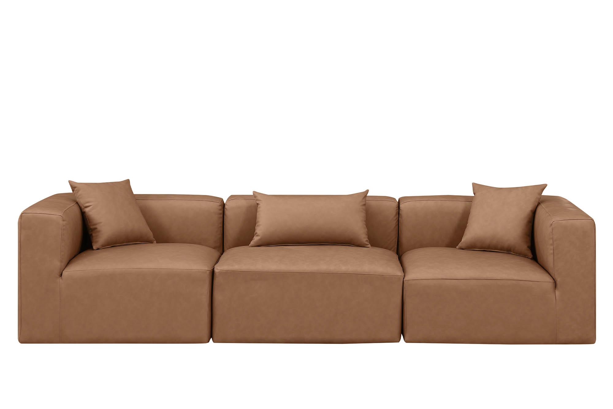 

        
Meridian Furniture CUBE 668Brown-S108B Modular Sofa Brown Faux Leather 094308317816
