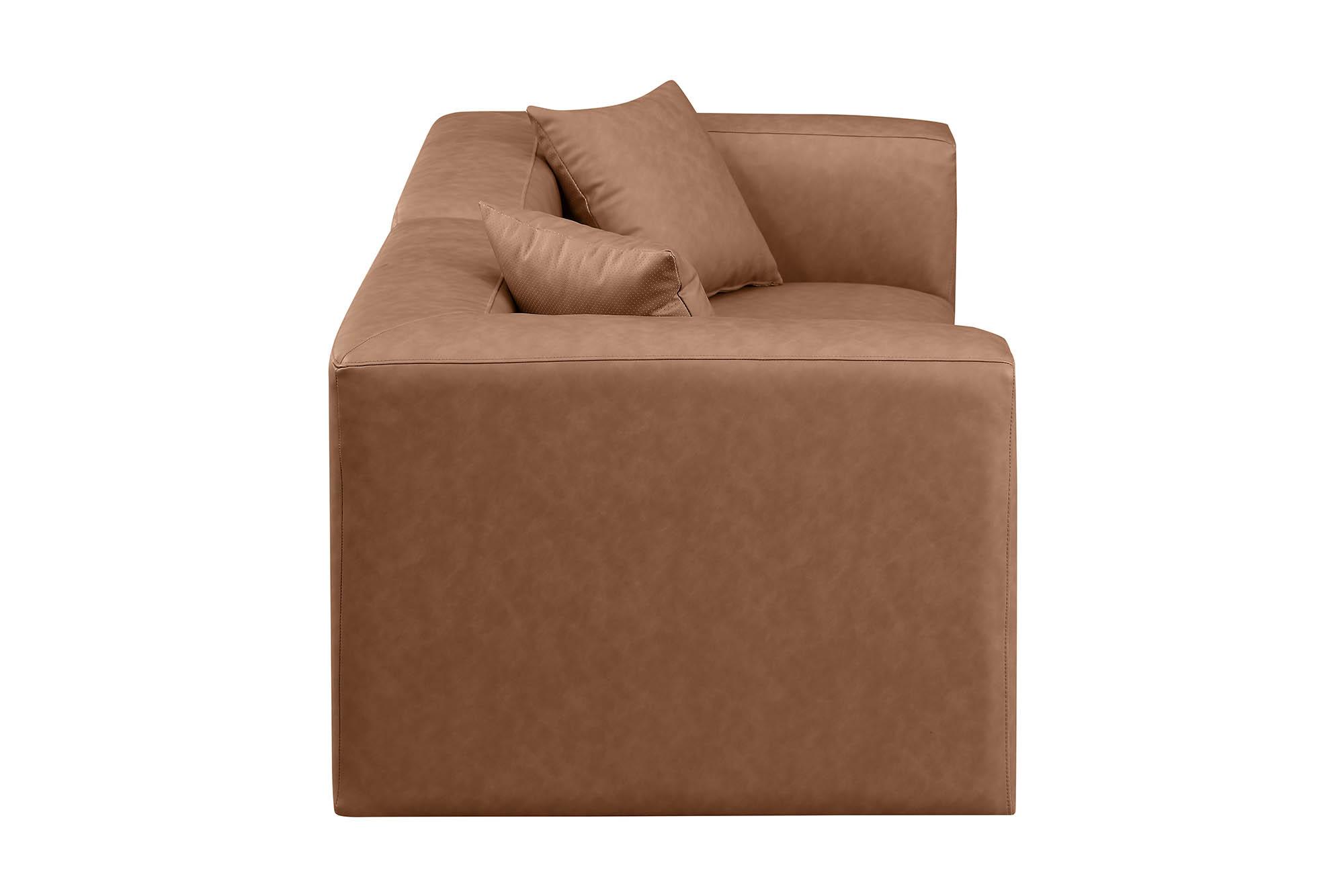 

        
Meridian Furniture CUBE 668Brown-S72B Modular Sofa Brown Faux Leather 094308317793
