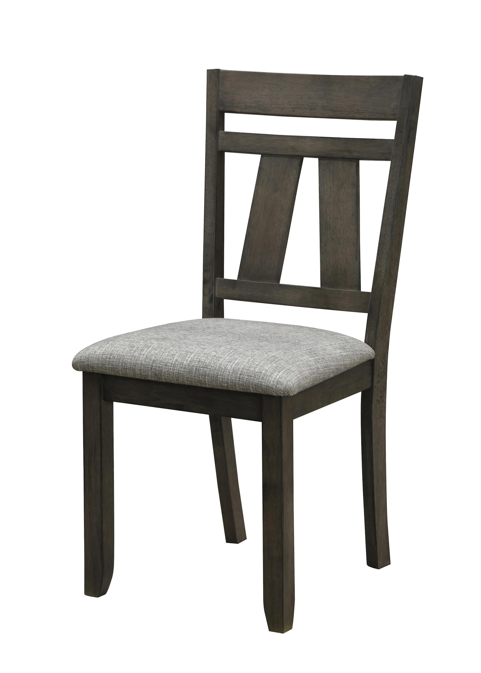 

    
Brown & Gray Dining Chairs Set by Crown Mark Maribelle 2158GB-S
