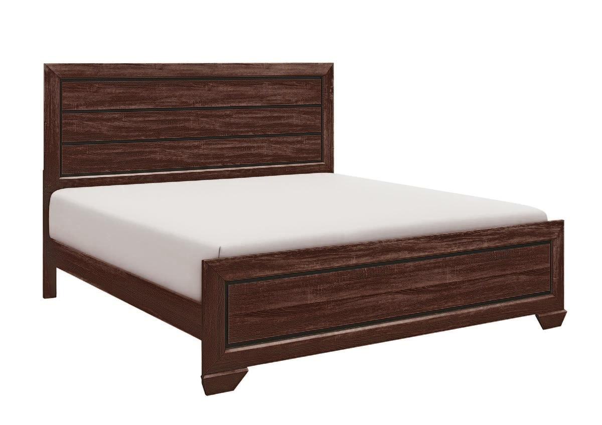 

    
Brown King Size Panel Bed by Crown Mark Farrow B5510-K-Bed
