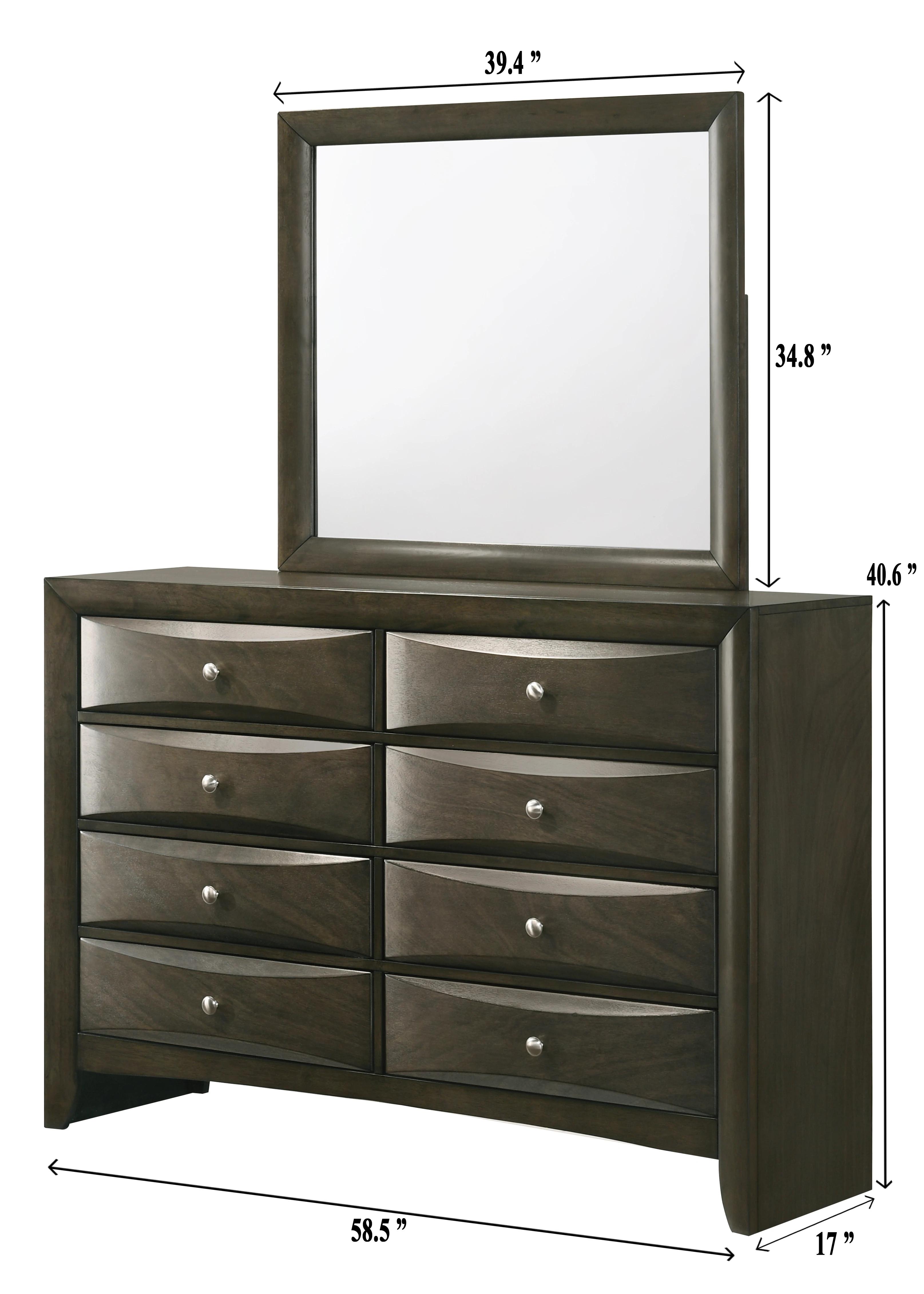 

                    
Buy Brown King Storage Bedroom Set by Crown Mark Fallon B4277-K-Bed-5pcs
