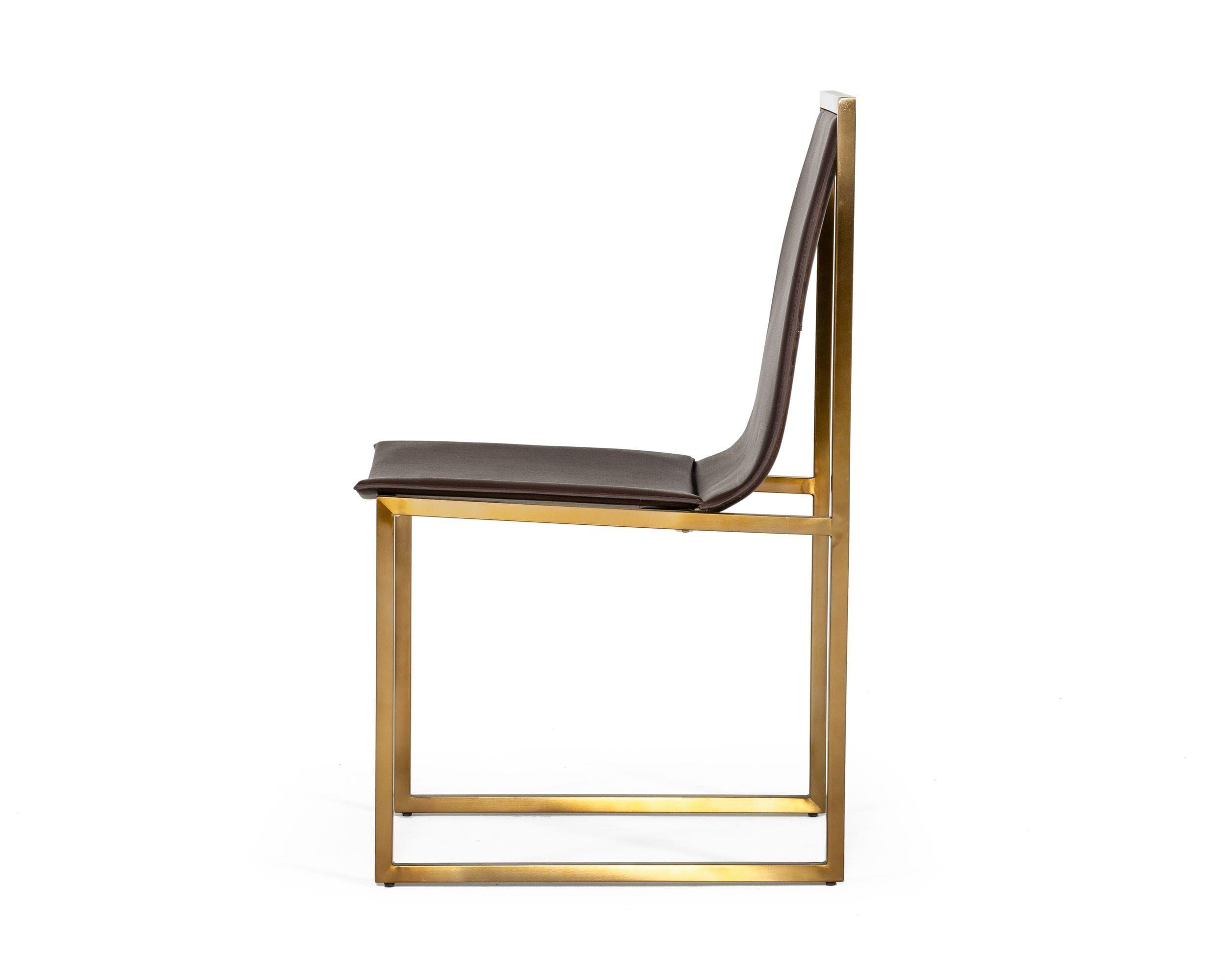 

                    
VIG Furniture Dalton Dining Chair Set Gold/Black Leatherette Purchase 
