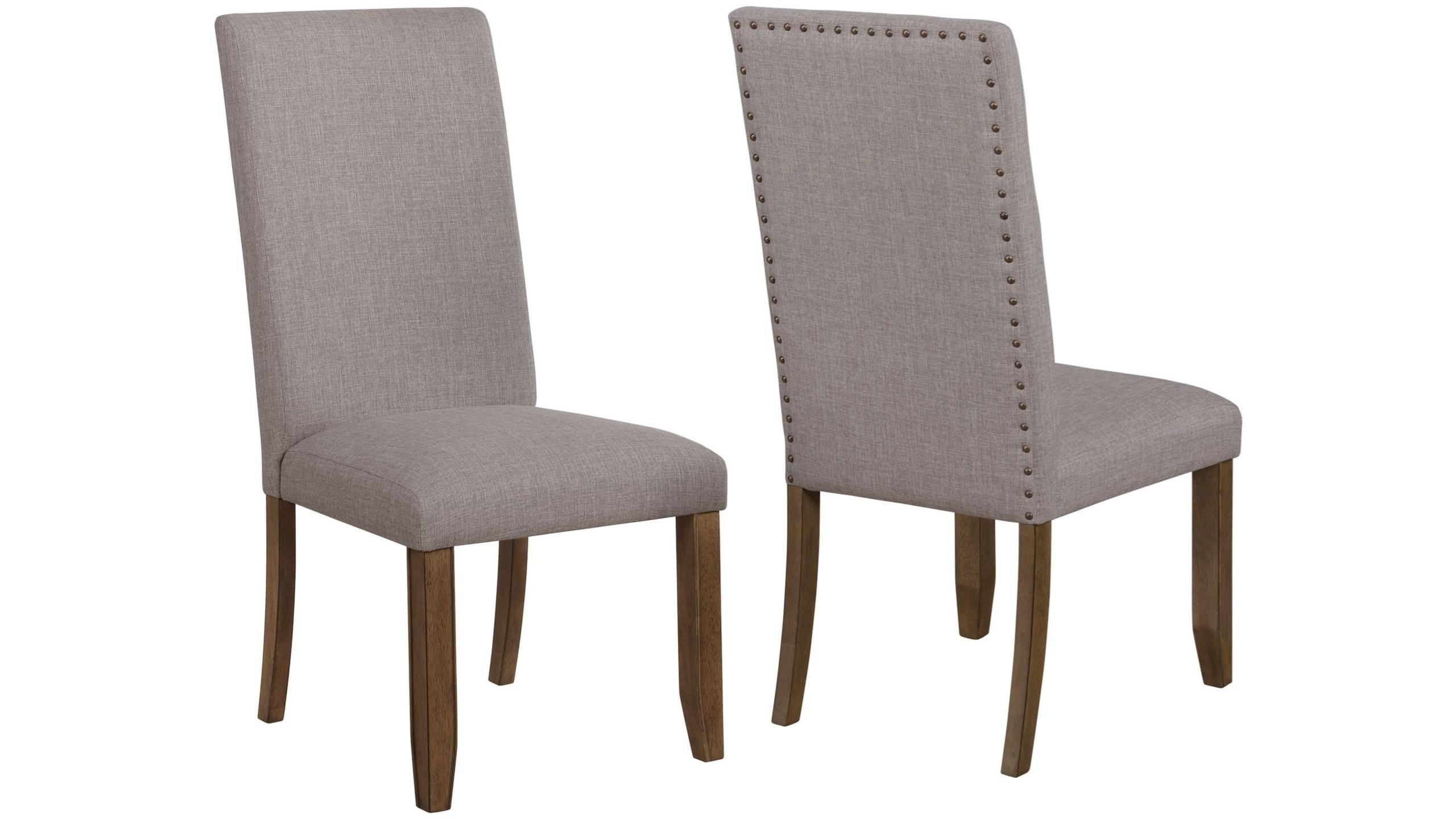 Contemporary, Vintage Dining Chair Set Manning 2231S-NH-2pcs in Brown Fabric