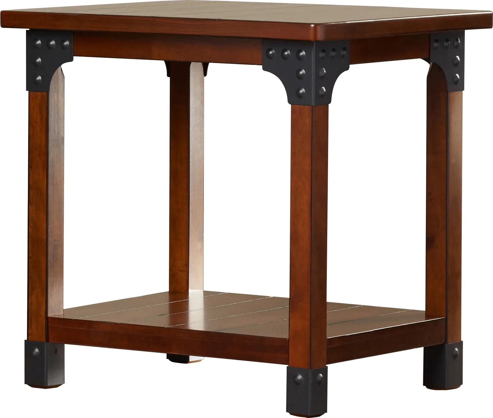 

    
Crown Mark William Coffee Table and 2 End Tables Brown Oak 4159SET
