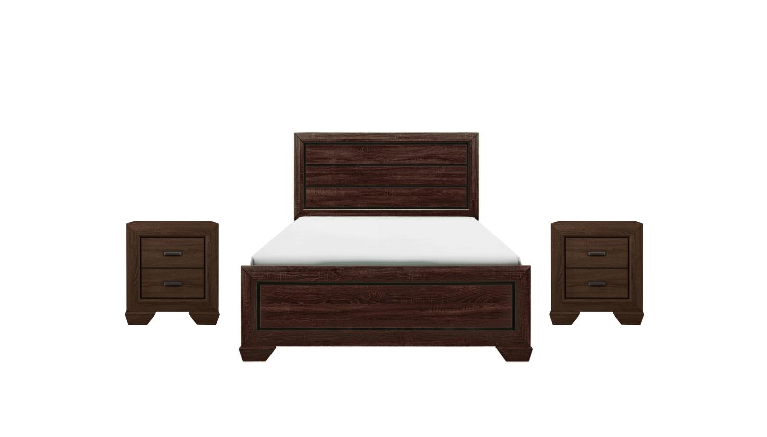 

    
Brown Panel Bedroom Set by Crown Mark Farrow B5510-Q-Bed-3pcs

